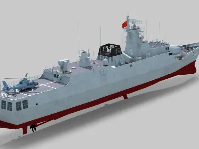 Chinese Navy Type 056 Corvette 3D model purchase