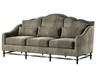blackwood americano sofa art 5489 3D model