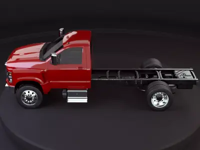 Generic Medium-Duty US Truck 3D model