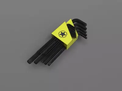 Allen Wrench Set 3D model