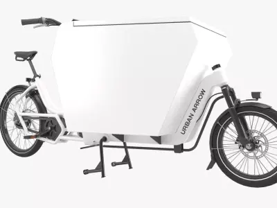 Urban Arrow Large Cargo White 3D model