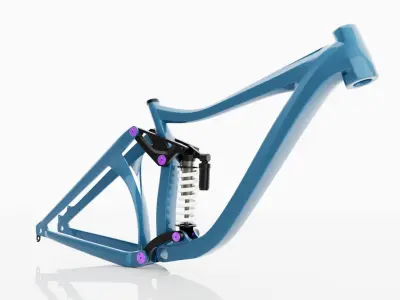 Downhill frame Giant Glory 3D model