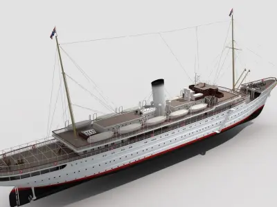 STELLA POLARIS Norway Low-poly 3D model