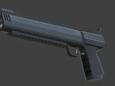Orginal Heavy Combat Pistol 3D model