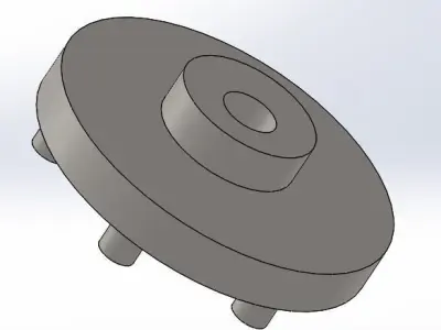 Robotic arm 6 DOF 3D model