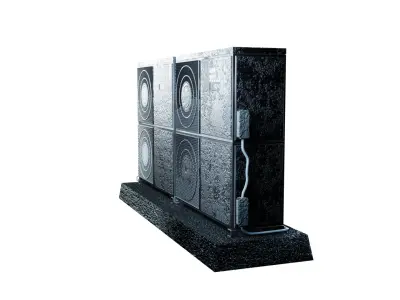 Industrial AC Unit 3D model