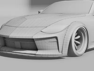 Nissan Fairlady Z RZ34 400Z Liberty Walk Free 3D model