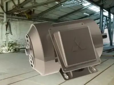 Induction Motor Free 3D model purchase