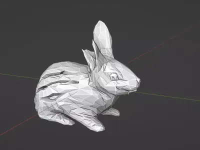 Undead Rabbit Free 3D model