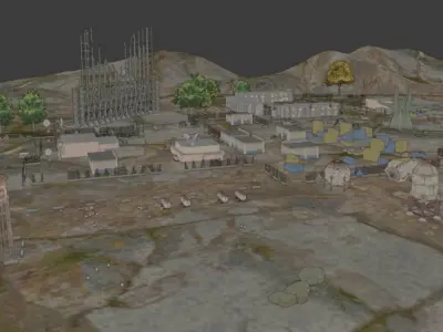 Military Base pubg 3D model