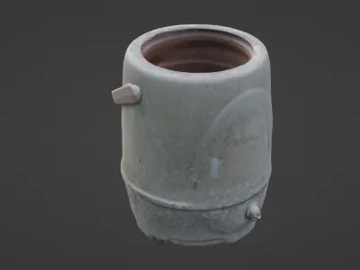 Water Cooler Low-poly 3D model