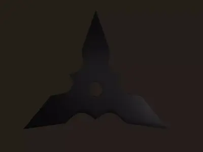 shurikans sword Free 3D model