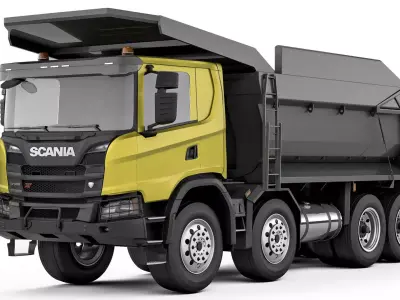 Truck G500 tipper 2022 3D model