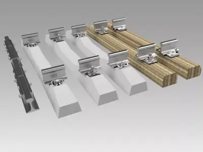 Rail fastening  3D model