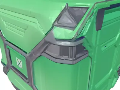 SciFi Energy Container 3D model
