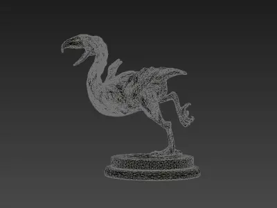 Moa prehistoric animals sculptures  sculptures  decorations 3D model