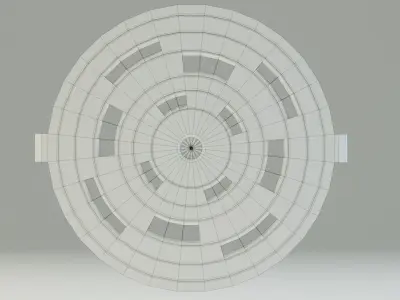 Rustic Manhole Cover 3D Model  Low Poly Game Ready Free low-poly 3D model