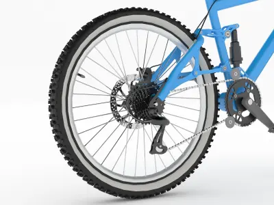 Mountain Bike 4K 3D model