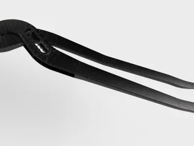 channel lock pliers Low-poly 3D model