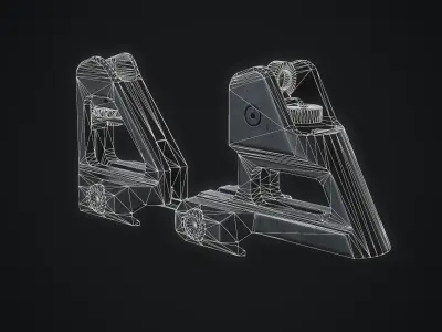 Scalarworks Peak Sights  Low-poly 3D model