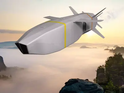 SOM-J Missile 3D model