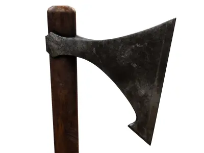 Ax Medieval  Low-poly 3D model purchase