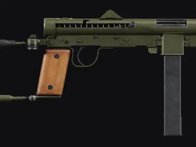 Carl Gustaf M45 Low-poly 3D model