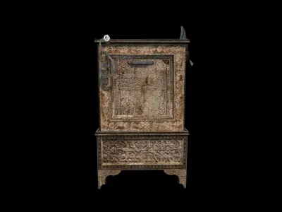 Gramophone - PBR - Textured Low-poly 3D model