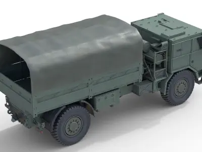 Tatra 815-7 4x4  Low-poly 3D model