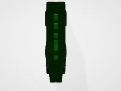 Low poly green sauropod plushie 3D Model Low-poly 3D model