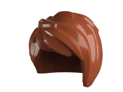 Custom3Dprint Minifigure Accessory - Minifigure Hair S2 - 083 3D print model