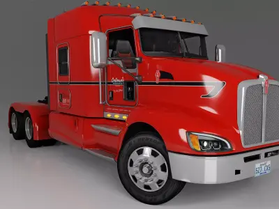 Kenworth T660 Semi Truck 3D model
