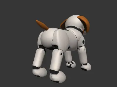 Cute Robotic Dog 3D model