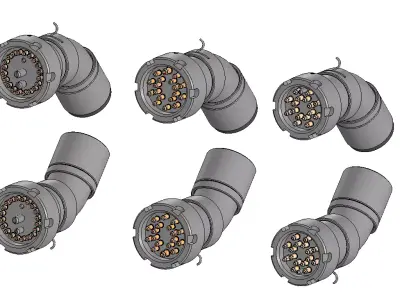 Multi-hose  High pressure hose 3D model