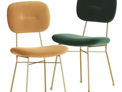 Abner Dining Chair Villa Vici 3D model