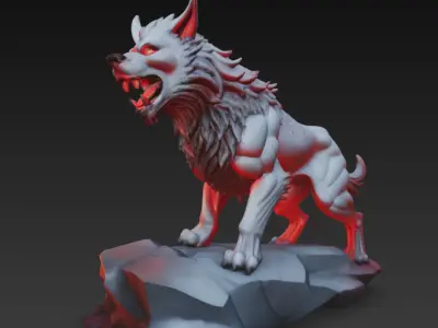 Fenrir -Norse mythology 3D print model
