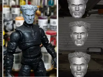 Wolverine Caville fan art 3D printable File For Action Figures  3D print model