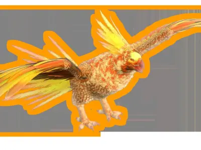  Phoenix Beautiful Rig 3D model