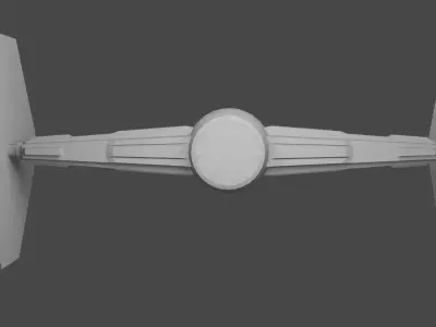 TIE Fighter star wars Low-poly 3D model