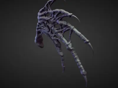 WING35 high poly sculpt 3D model
