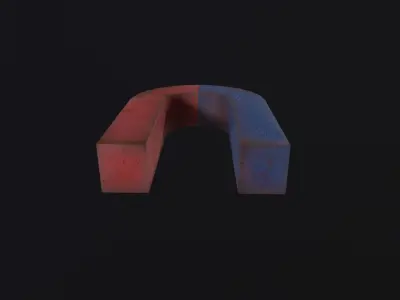 Magnet Low-poly 3D model purchase