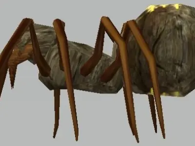 Spider Low-poly 3D model order