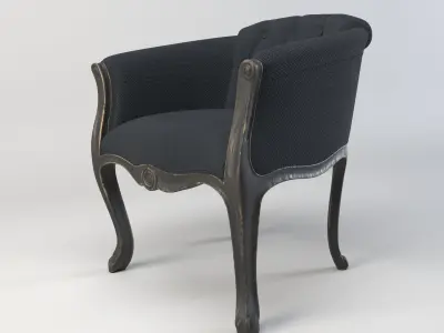  Antique Chairs 3D model