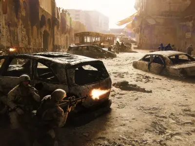 Iraq War Crowd Modular Character Asset Pack 3D model