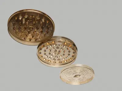 Grinder bitcoin 3D model