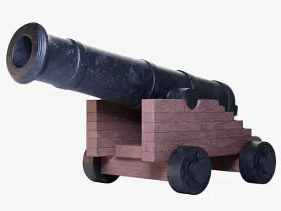 Vessel Cannon 3D model purchase