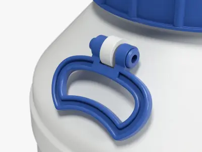 Plastic Barrel 3D model