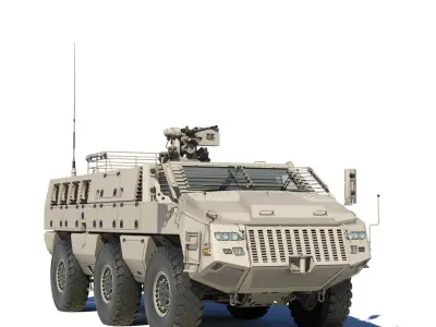 Mbombe 6x6 IFV 3D model
