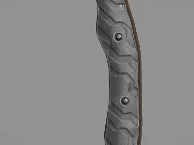 Tactical Axe - Game Model - Five Types Of Textures  Low-poly 3D model