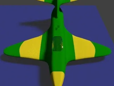 Concept of WWI aircraft 3D model